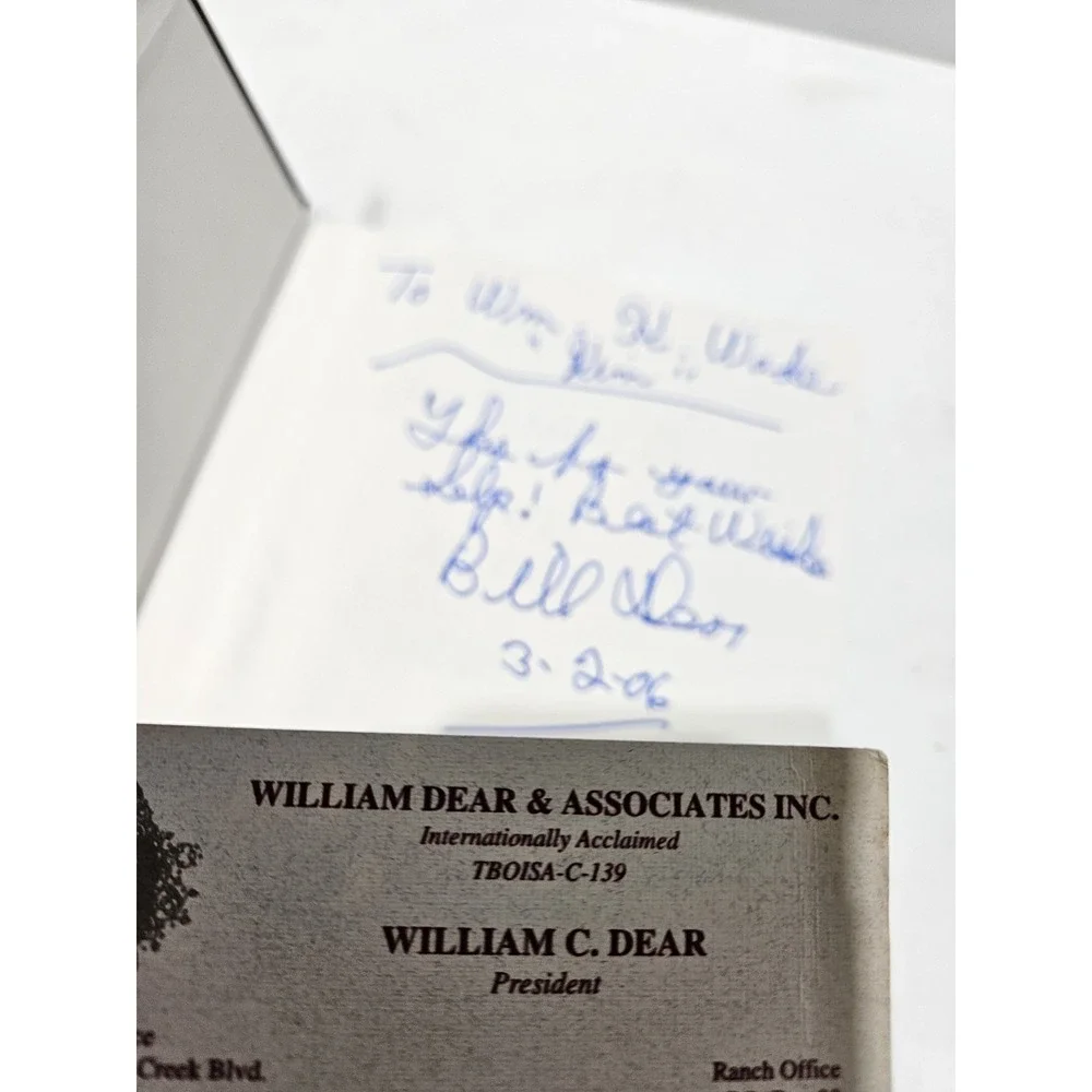 O.J. Is Guilty But Not of Murder by D. Staggs William C. Dear Signed Inscription